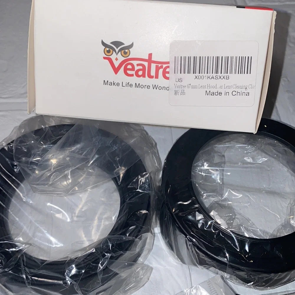 Veatree 67mm Lens Hood Set, Collapsible Rubber Lens Hood-Brand New / Never Use